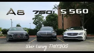 WHEEL 2 WHEEL | 2020 BMW 7 Series vs Mercedes S Class vs Audi A8