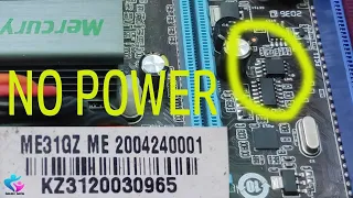 MERCURY G31 MOTHERBOARD NO POWER EASY FIX | MERCURY ME31QZ NO POWER FIX