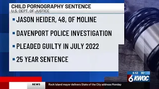 Moline man sentenced to prison on child porn charges