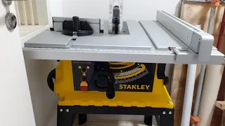 Serra de bancada Stanley SST1801 - unboxing, montagem e teste