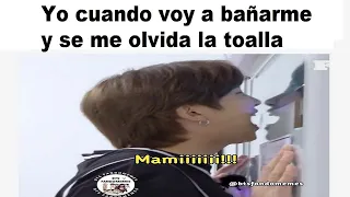 MEMES DE BTS.!! 😂💎 SI TE RÍES JUNGKOOK TE ENSEÑA SU RUTINA DE EJERCICIO! 💪🏋️‍♂️ 100% REAL NO FAKE 😎