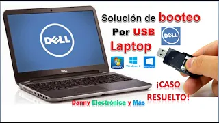 Solución orden de booteo por memoria USB laptop DELL