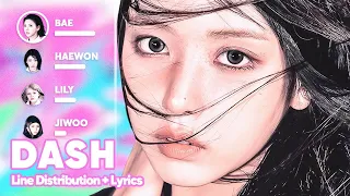 NMIXX - DASH (Line Distribution + Lyrics Karaoke) PATREON REQUESTED