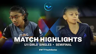 Jain Dhaani vs Bianka Bacsova | WTT Youth Contender Senec | U11 GS | SF