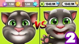 My Talking Tom VS My Talking Tom 2- Unlimited Money - GAMEPLAY 4U