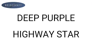 Deep Purple - Highway Star Drum Score
