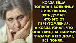 Когда тёща попала в больницу с инсультом, зять думал, что это от переутомления. А когда узнал, что