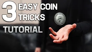 3 ფოკუსი მონეტით, რომლის გაკეთებაც ყველას შეუძლია! - 3 Easy Coin Trick Everyone Can Do TUTORIAL!