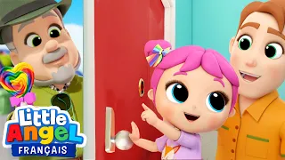 Qui sonne à la porte de ma maison? Comptines pour Enfants | Little Angel Français