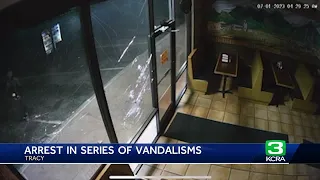 Tracy police arrest man who smashed taqueria's windows with rocks