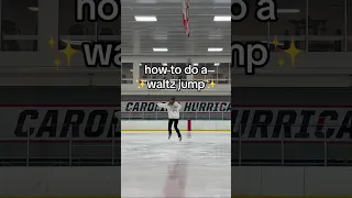 waltz jump tutorial!⛸️🧊 #figureskating #iceskating #figureskater #iceskater #skating #wintersports