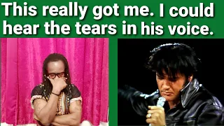 If i can dream Elvis Presley reaction | I could hear tears in his voice!