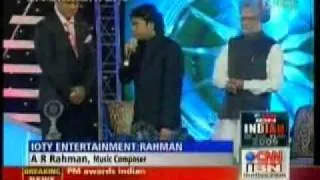 A.R.RAHMAN WINS CNN_IBN INDIAN OF THE YEAR 2009.mp4