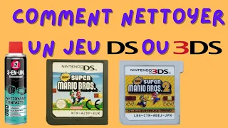 Comment nettoyer des cartouches Nintendo DS 3DS 🛠 jeu facilement efficacement #nintendo #jeuxvidéo