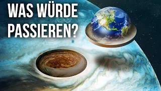 Was wäre, wenn der Rote Fleck des Jupiters auf der Erde wäre?