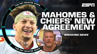 🚨 BREAKING: Chiefs & Patrick Mahomes agree to restructured contract | The Pat McAfee Show