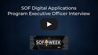 PEO SOF Digital Applications interview: goals and requirements