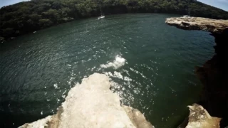 Cliff Jumping at Jerusalem Bay