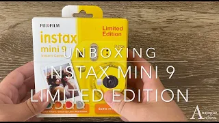 Unboxing: Instax Mini 9 Limited Edition