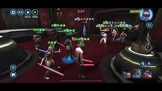 Cere Malicos counters Rey, Ben, L3, JTR, Holdo datcron - SWGOH GAC 5v5