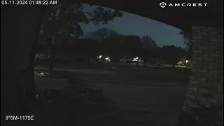 Northern Lights ( time lapse) porch cam 8 -05-11-24