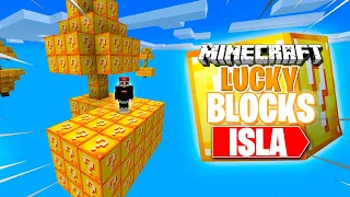 Minecraft BUT is a LUCKY BLOCKS ISLAND !