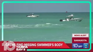 Crews recover body of missing swimmer off Sarasota coast