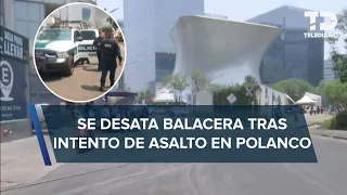 Balean a hombre cerca de Plaza Carso por intento de asalto