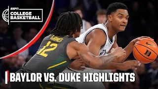 Baylor Bears vs. Duke Blue Devils | Full Game Highlights | Garden Classic