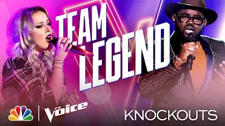 Cami Clune and John Holiday's "Unbelievable" Performances - The Voice Knockouts 2020