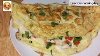 Vegetable Cheese Omelette| yummy quick omelette Recipe| Recipe 5| yummy quick breakfast ideas