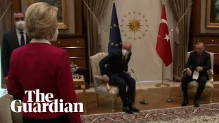 Ursula Von der Leyen snubbed in chair gaffe at EU-Erdoğan talks