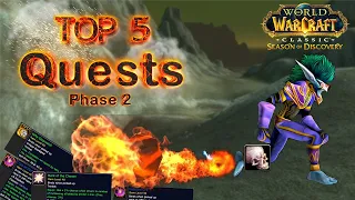 Top 5 Must Do Quests in Season of Discovery Phase 2 - SOD P2 Guide