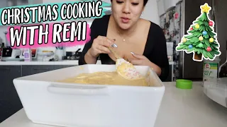 CHRISTMAS COOKING WITH REMI!! Vlogmas Day 22