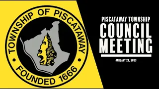 Piscataway Township Council Meeting January 24, 2023