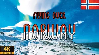 FLYING OVER NORWAY  1HR Ambient Drone Film + Music by meditating monkey. Meditation music relaxation