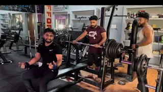 130kg flat bench press competition chest workout dekhate repetition, single ￼ rap ￼