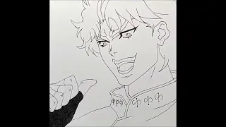 Drawing Dio Brando konodioda #shorts