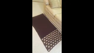 Tutorial beautiful crochet handmade rug