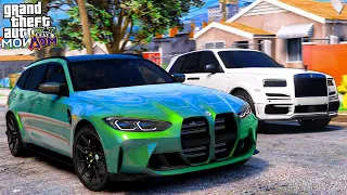 ПУТЬ БОМЖА В GTA 5 МОЙ ДОМ #40 - BMW M3 ПРОТИВ RR CULLINAN НА ГОНКАХ! - GTA 5 RP Россия 🌊ВОТЕР