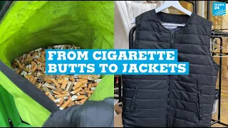 From cigarette butts to jackets, a French start-up revolutionises recycling • FRANCE 24 English