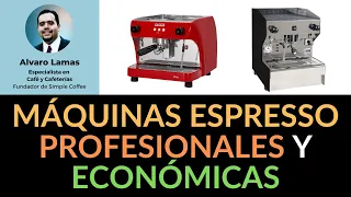 Máquinas de Espresso Profesionales más Económicas #cafe #espresso #maquinas