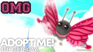 🔴LIVE! ADOPT ME 4TH BIRTHDAY UPDATE OFFICIAL COUNTDOWN! NEW BUTTERFLY PET! (ADOPT ME ROBLOX!}