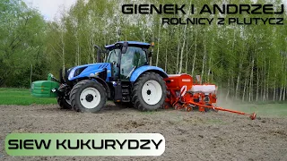 Siew kukurydzy u Andrzeja i Gienka z Plutycz Rolnicy z Podlasia