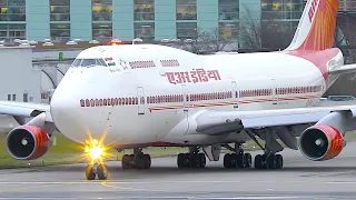 GOVERNMENT AIRPLANES ONLY - Air India One, Air Force One & more - Zurich Airport Plane Spotting | 4K