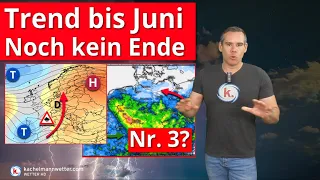 Unwetterlage Nr. 3 am Freitag? Wettertrend bis Anfang Juni!