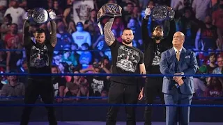 Roman Reigns family Celebration wwe smackdown August 27 ,2021