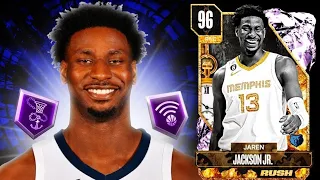 PINK DIAMOND JAREN JACKSON JR. GAMEPLAY!! JJJ IS AN ELITE 3 AND D BIG IN NBA 2K24 MyTEAM!!