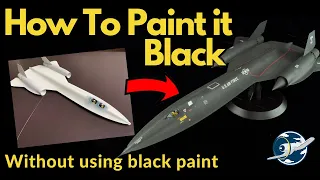 Realistic Black Finishes for Model Airplanes