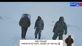 Latest Update, Zojila Pass | Snow Fall. Telephonic📞 Interview with Inspector Fazil Abass SHO Drass.